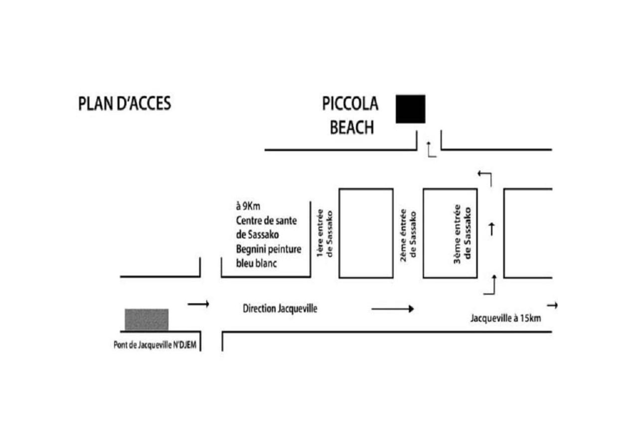 Piccola Beach Sassako Begniny 外观 照片